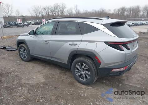 2022 Hyundai Tucson Hybrid Blue from USA, damaged, VIN KM8JBCA19NU024820